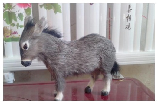 Simulation Donkey Simulation Fur Craft Ornaments
