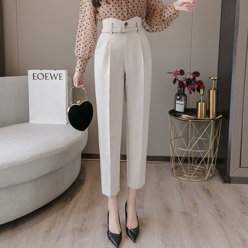 Title 9, High Waist Suit Pants Ladies Summer Pants Thin ...