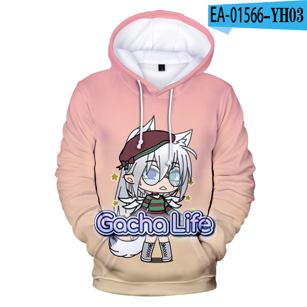 Title 6, Adult kids 3D color printing hooded sweater