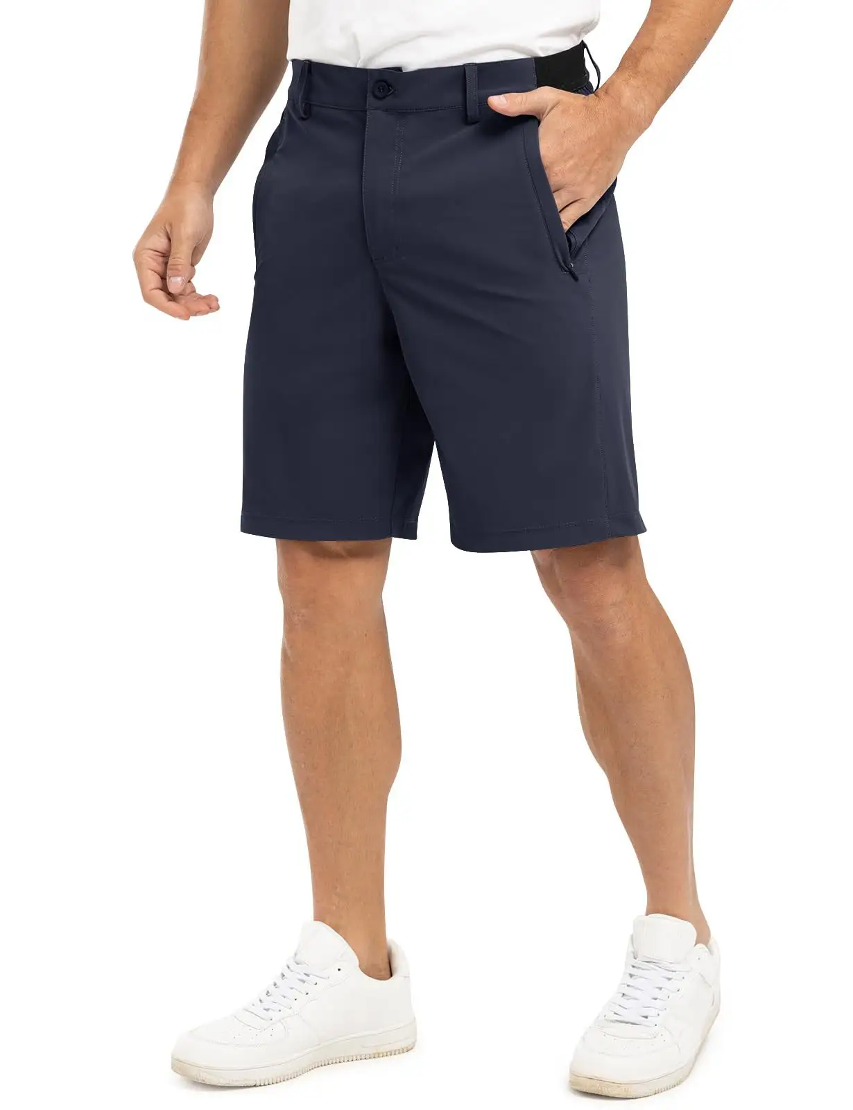 Men's Summer Solid Business Casual Golf 5