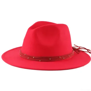 British Fashion Women's Autumn And Winter Hat - Red