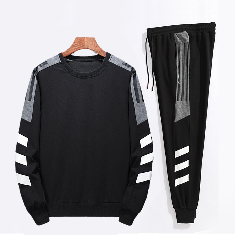 Title 5, Autumn New Plus Size Loose Sports Suit Male You...