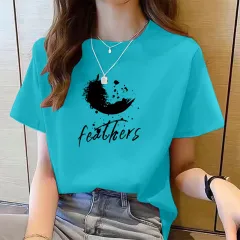 Women's Cute Bear Plus Size Cotton Short Sleeve T-shirt - 8 Style - View 1