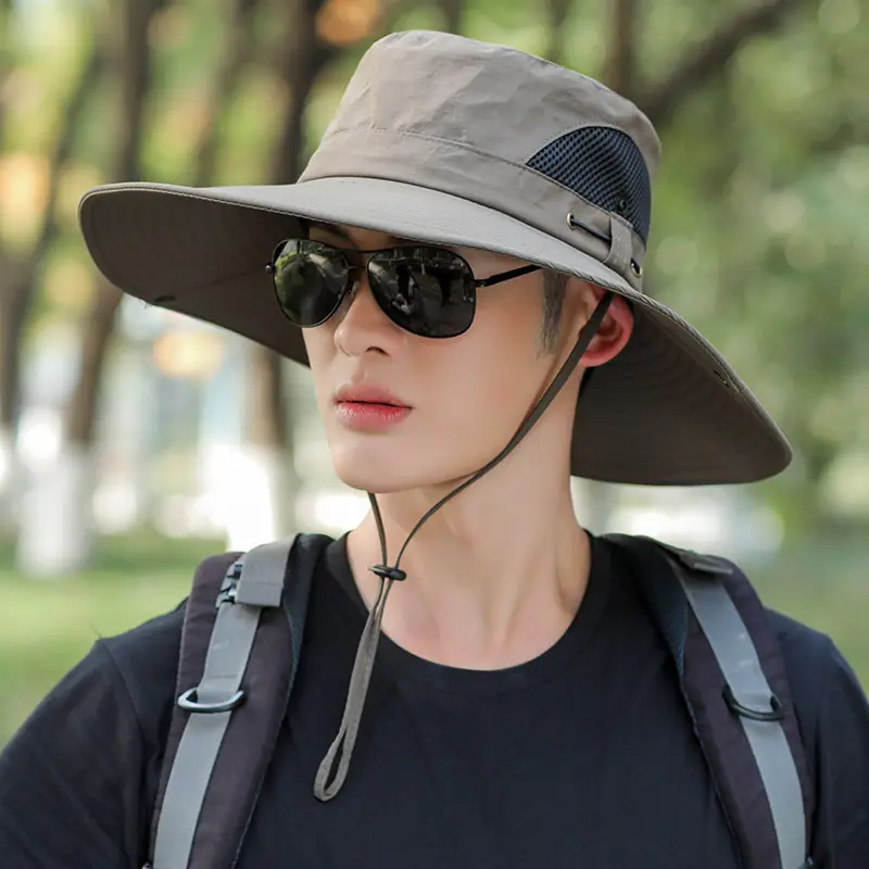 Men's Big Brim Sun Protection Fishing Fisherman