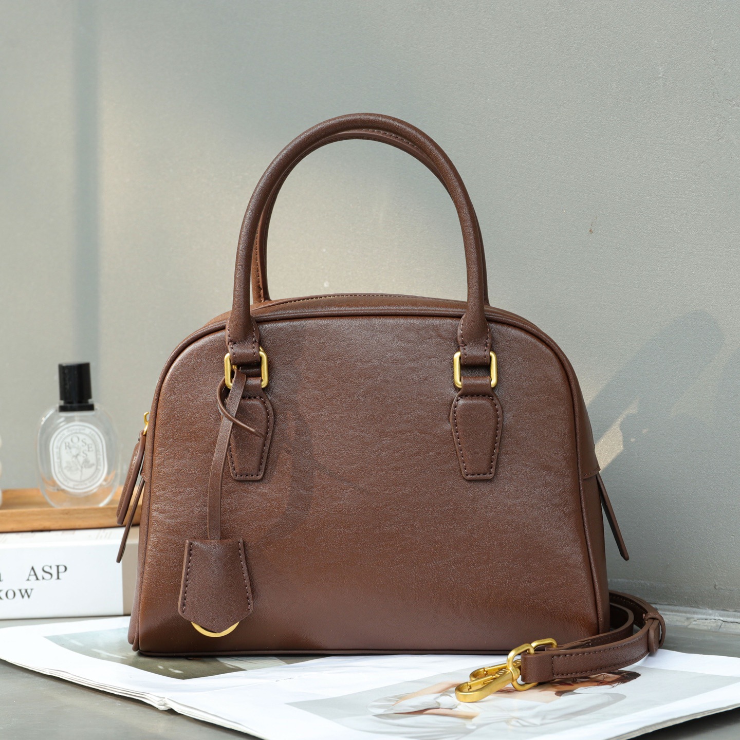 Top-Grain Leather Versatile Bag 2026 New Boston Pillow Bag Shoulder And Crossbody Bag Large Capacity Genuine Leather Handbag 6