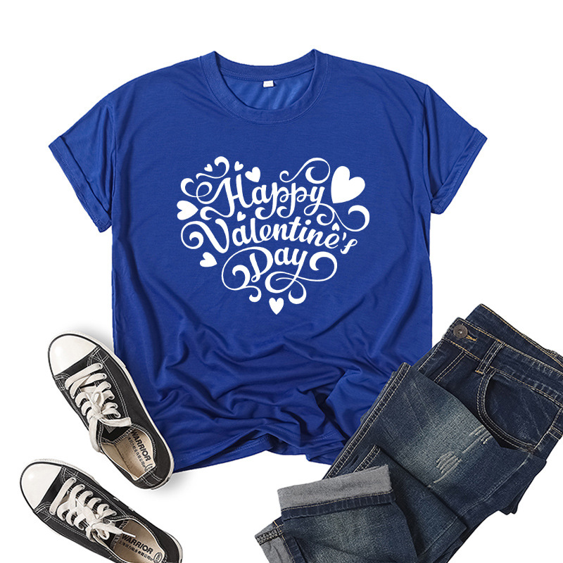 Title 5, Love Print T-shirt met korte mouwen voor heren ...