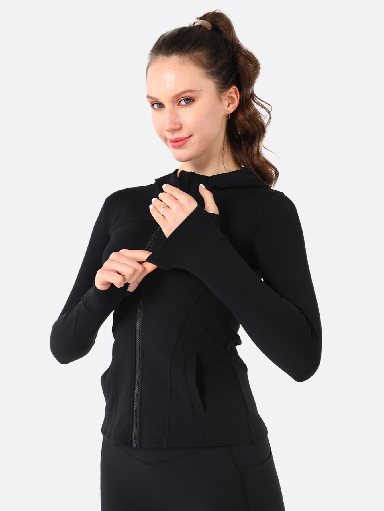 Hooded Jacket Yoga Clothes - Picture 11 of 14