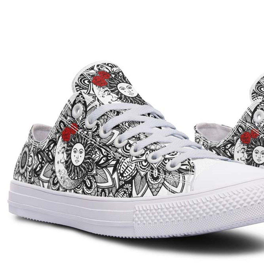 Fashion Print Couple Low-Top Canvas Shoes