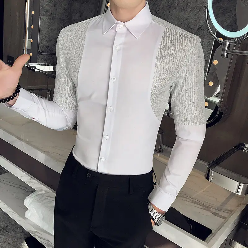 Men's Slim Fashion All-match Trend Shirt