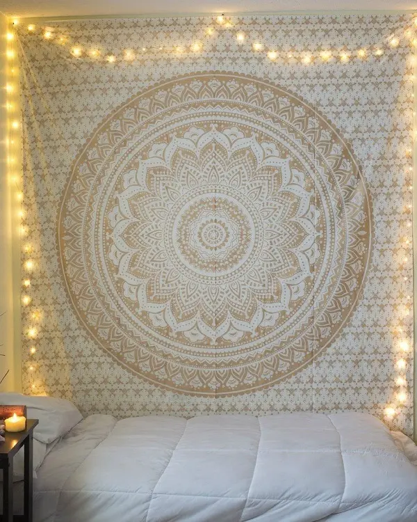 Tapestry Bedroom Hanging Cloth Mandala Flower Digital