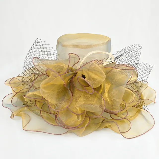 UV Protection European And American Organza Fashion Mesh Gold - Shop at LoveMi