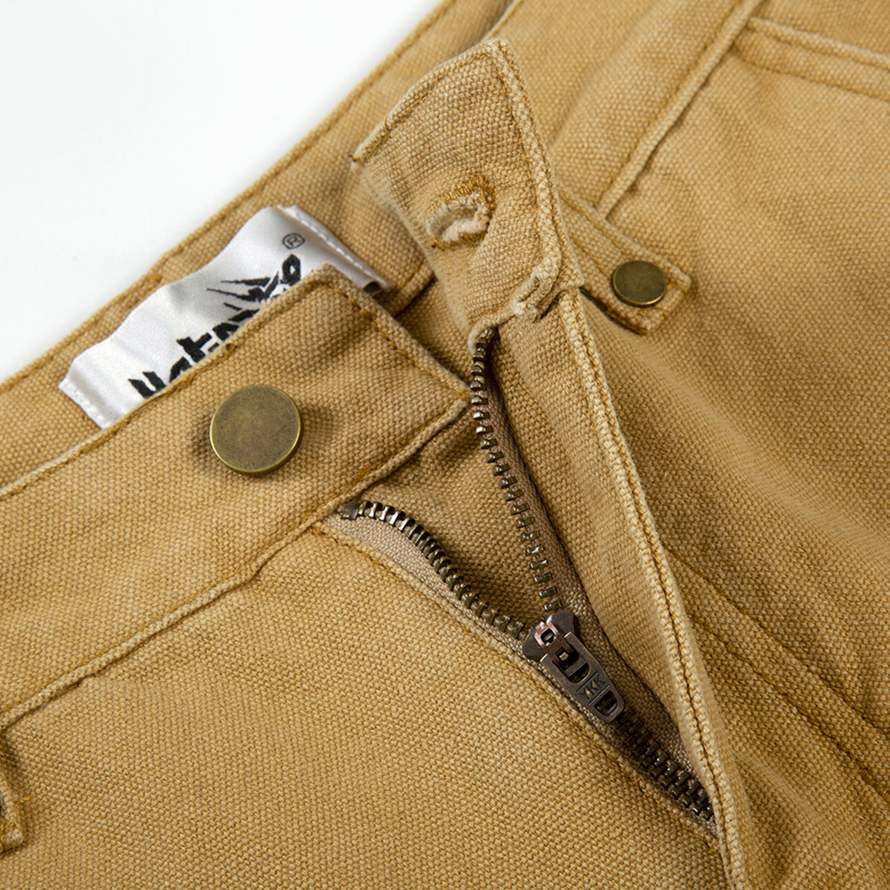 Men's Frayed Cat Beard Denim Shorts