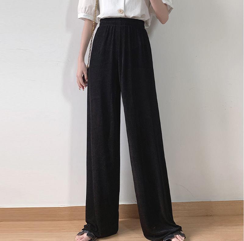 Title 2, High-waisted Loose and Thin Mopping Pants