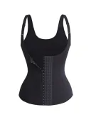 Breasted Shoulder Top Black