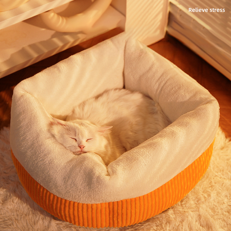 Title 5, Durable Washable Cat Sofa Bed Cozy Circular Ken...