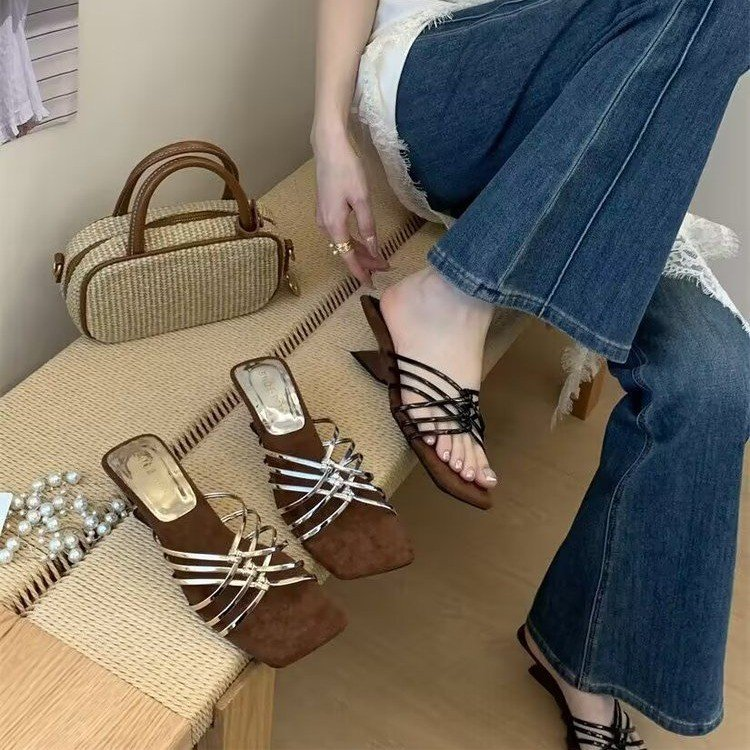 Wedge One-Strap Sandals, picture 2 of 5