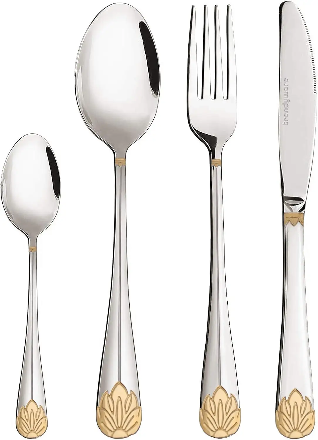 24 Pack Silverware Set