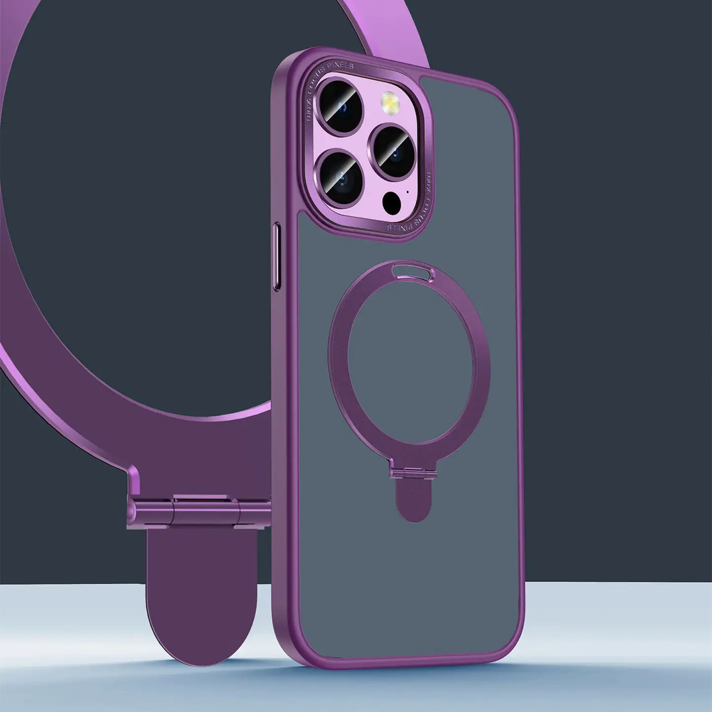 Invisible Bracket Skin-friendly Magnetic Phone Case Protector
