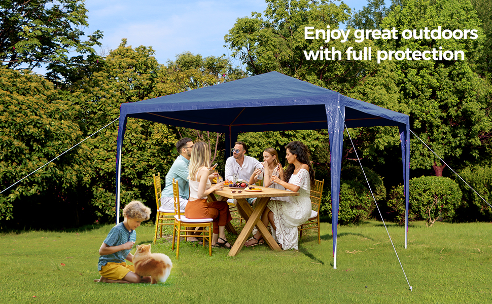 Outdoor Event Gazebo Tent, 3x3M Waterproof Party Marquee With 4 Side — image 6