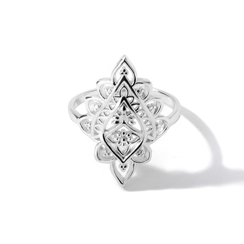 Title 1, Nieuwe Vintage Diamond Lace Ring voor dames Ins...