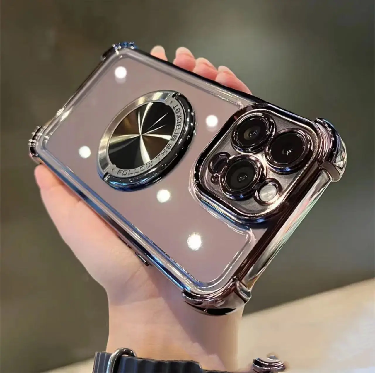 Magnetic Bracket Drop-resistant Phone Case