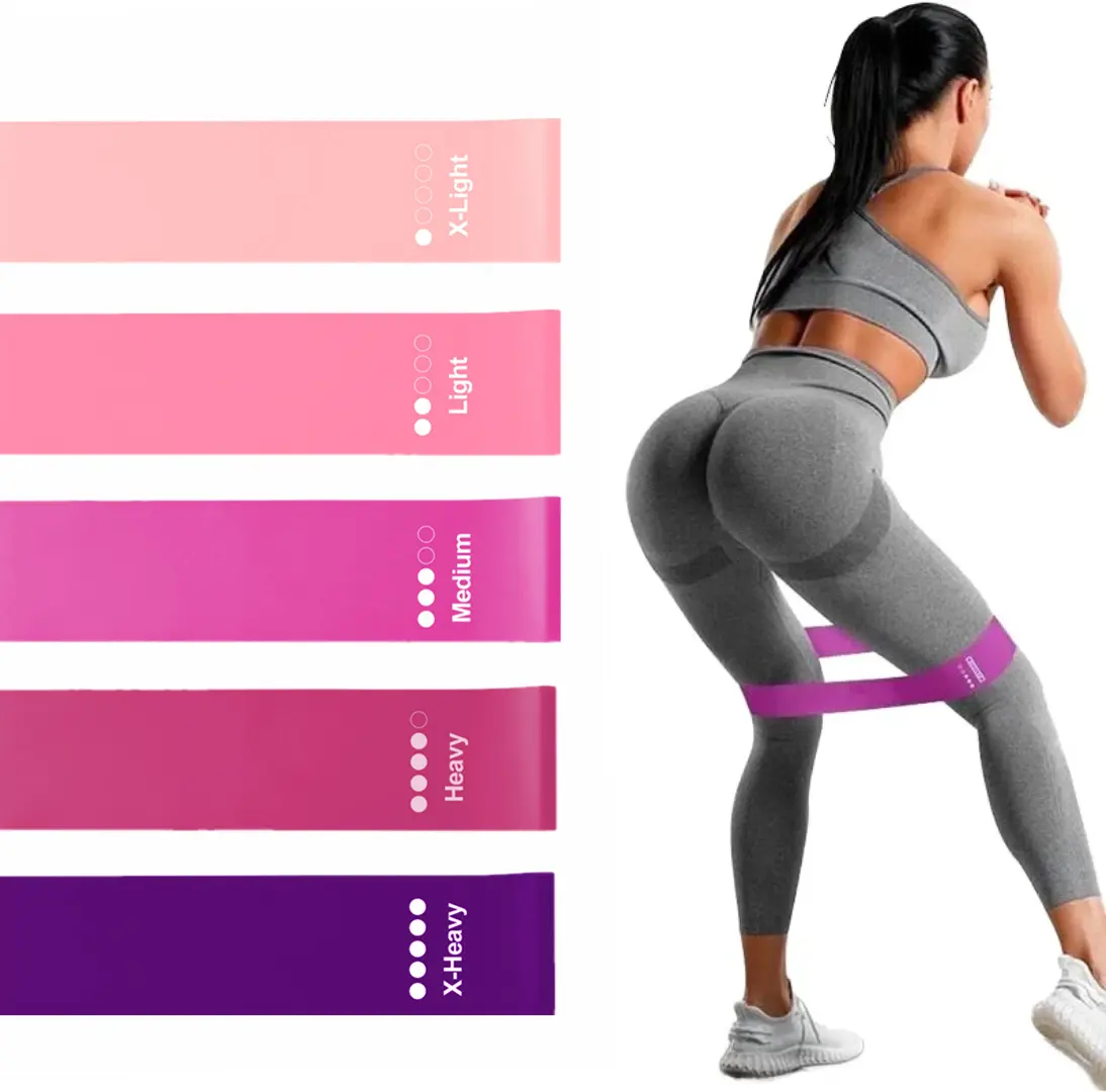 Resistance Bands Loop Set Of 5 Exercise