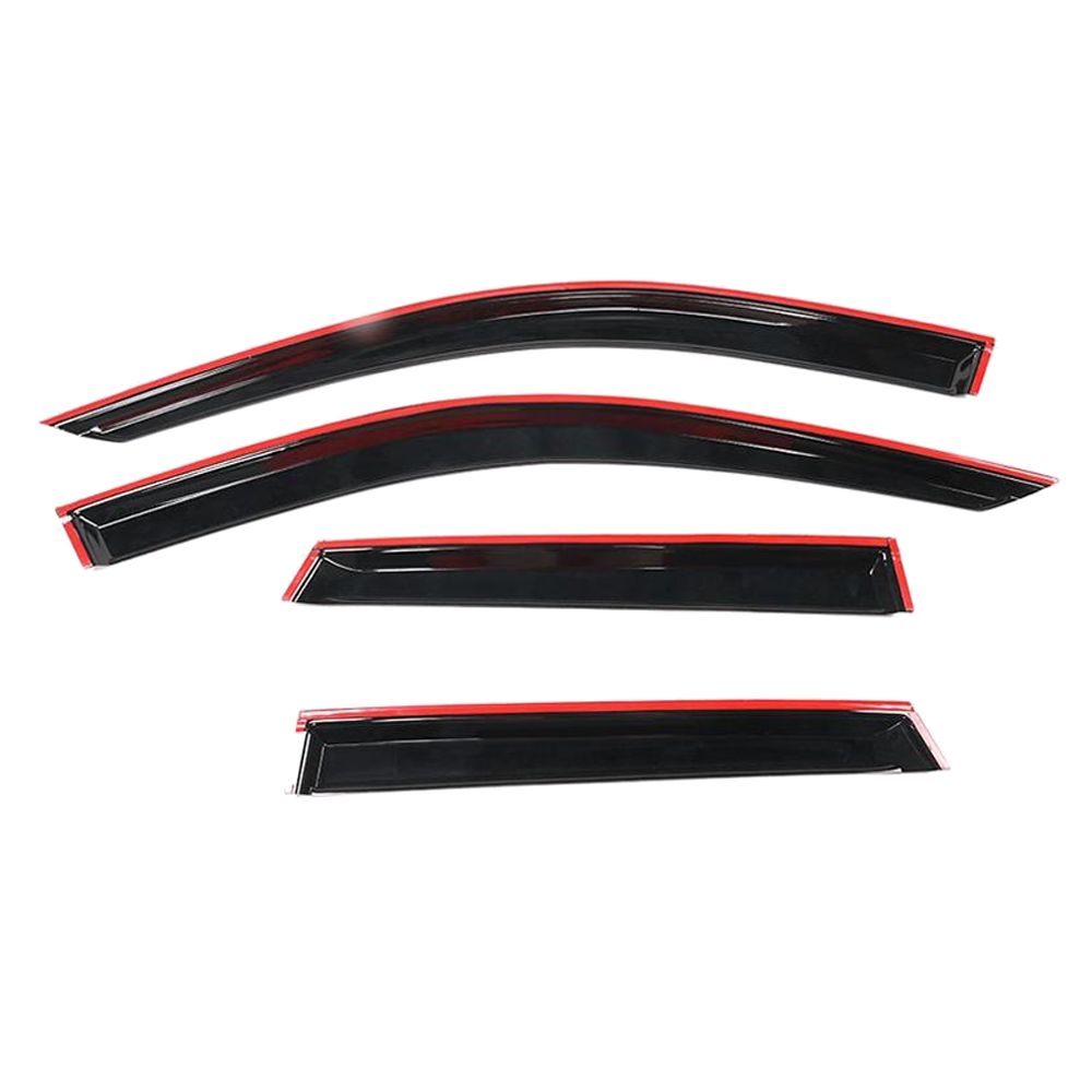 Fits 13-19 A Udi A3 S3 RS3 Hatchback Window Visors Rain Sun Guard 4PC Deflector