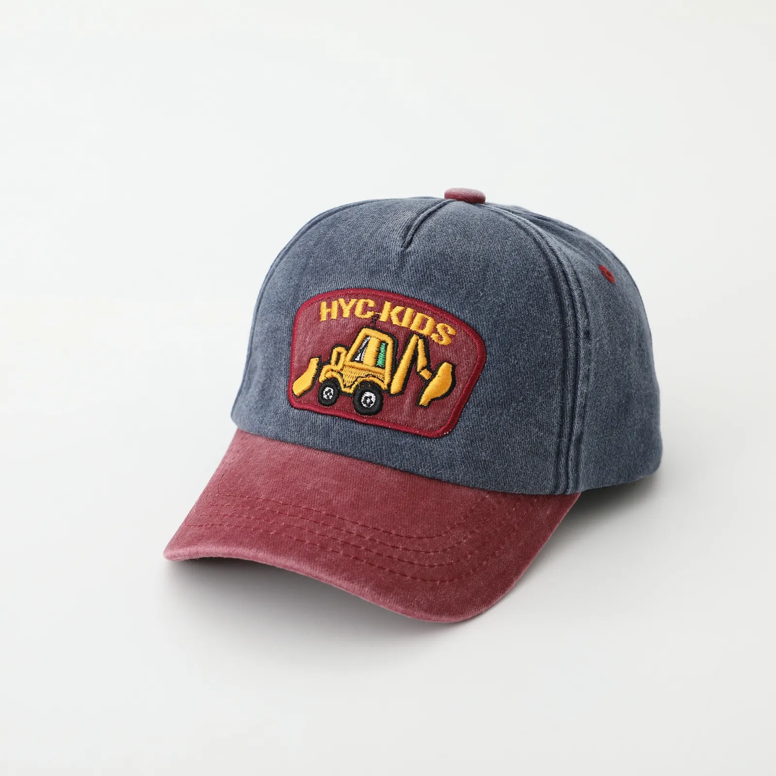 Colorful Embroidery Excavator Trendy Fashion Korean-style Children's