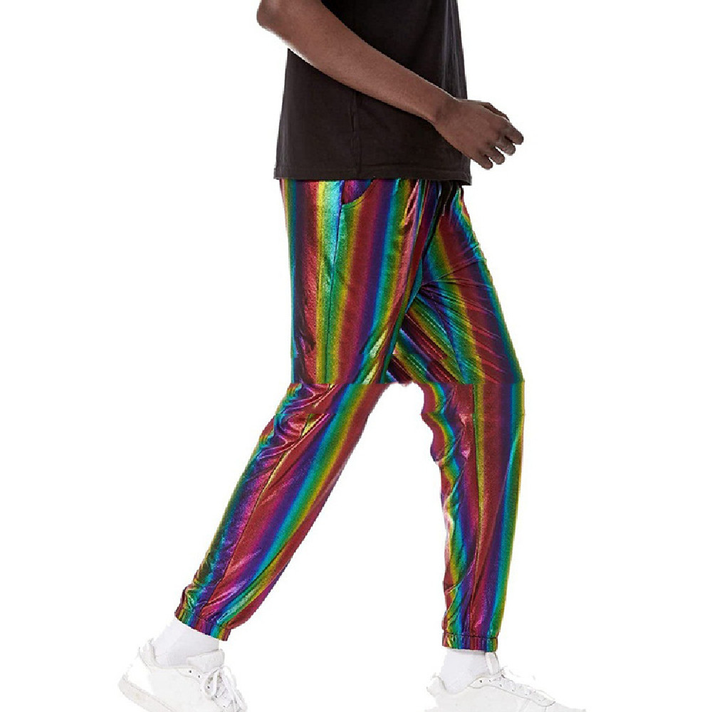 Title 5, Nouveau Pantalon de Jogging Métallique Tendance...