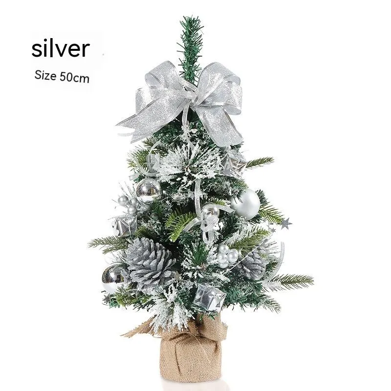 Christmas Bedroom Party Festival Table Decorative Ornaments - Silver