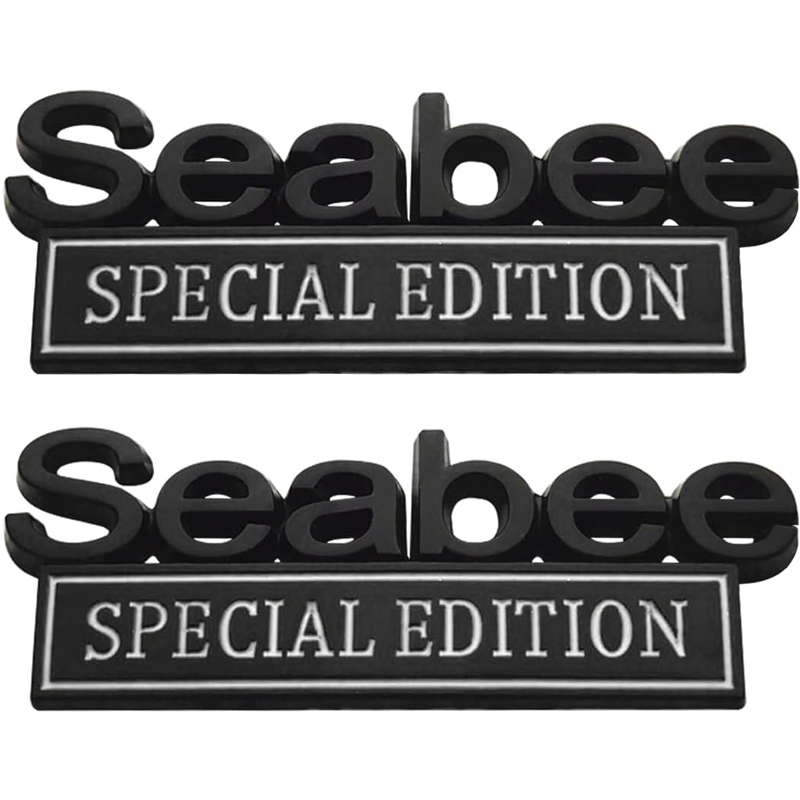 2pack Seabee Special Edition Emblems, Seabee Emblem 3D Badge Decal Car Truck SUV,Refrigerator Sticker,Window Display Stickers,Bicycles, Laptops, Fridges