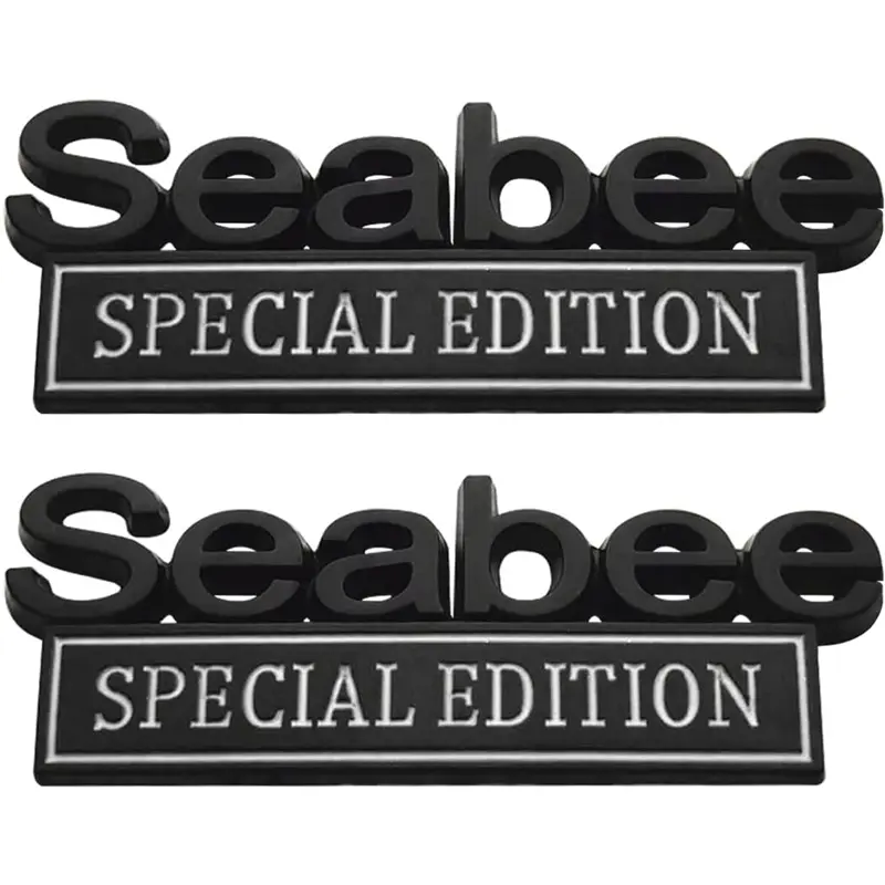 2pack Seabee Special Edition Emblems, Seabee Emblem 3D Badge Decal Car Truck SUV,Refrigerator Sticker,Window Display Stickers,Bicycles, Laptops, Fridges