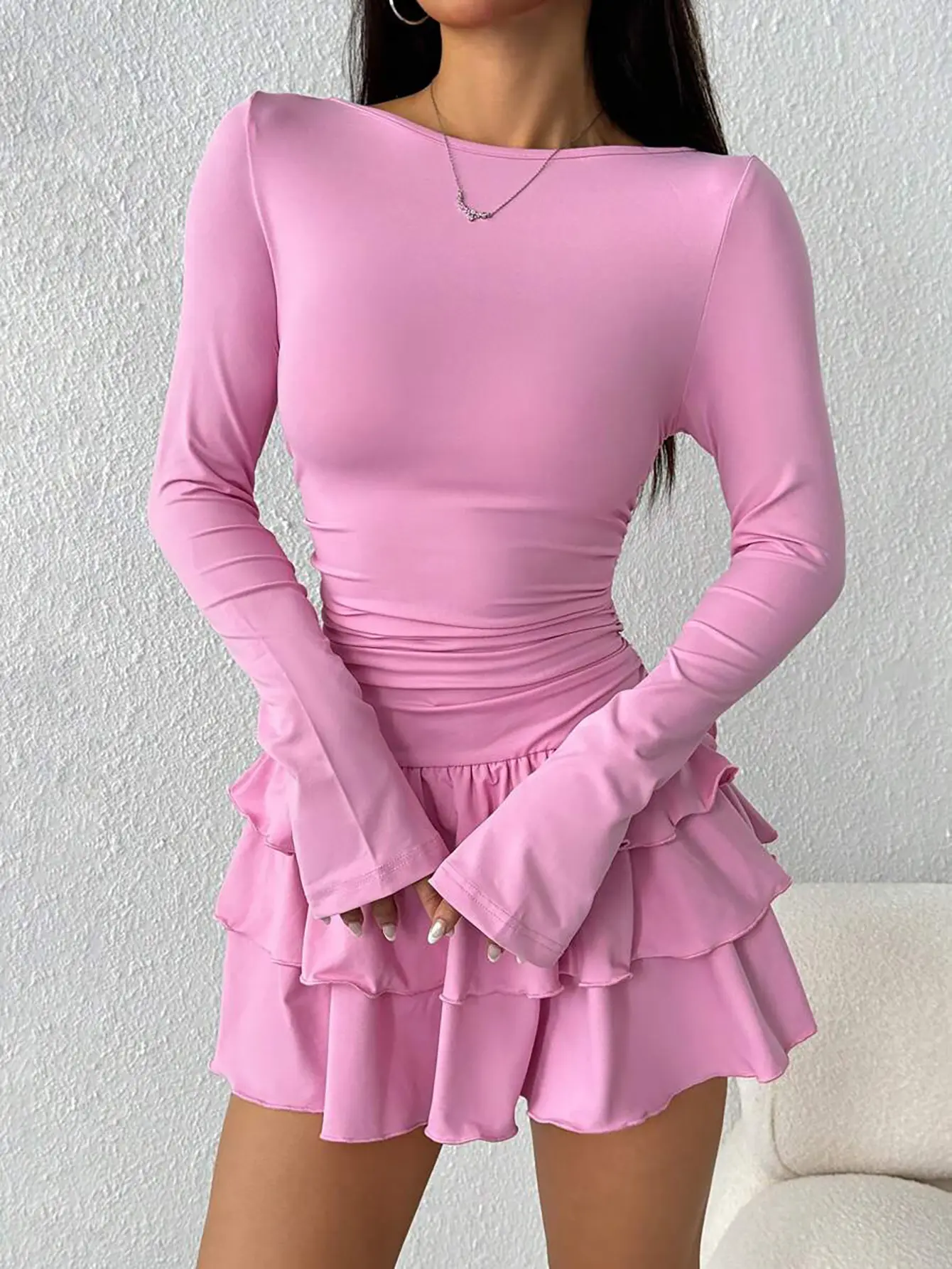 New Women's Autumn And Winter Solid Color