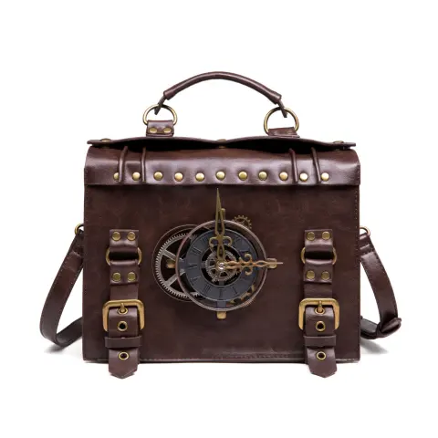 New Style Women's Bag Steampunk Industrial Retro One-shoulder Diagonal