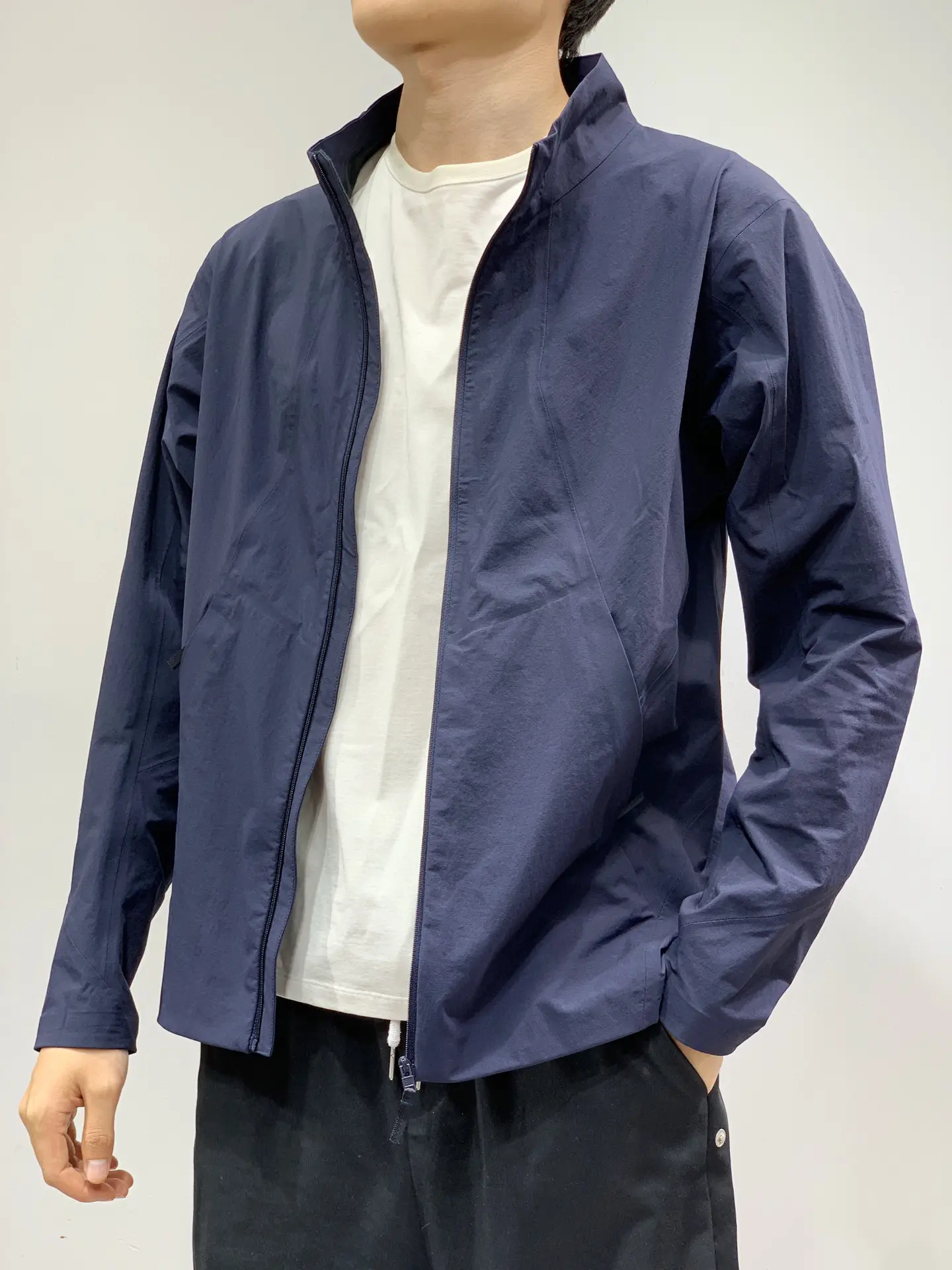 3D Tailored Fully Seam Taped Stand Collar