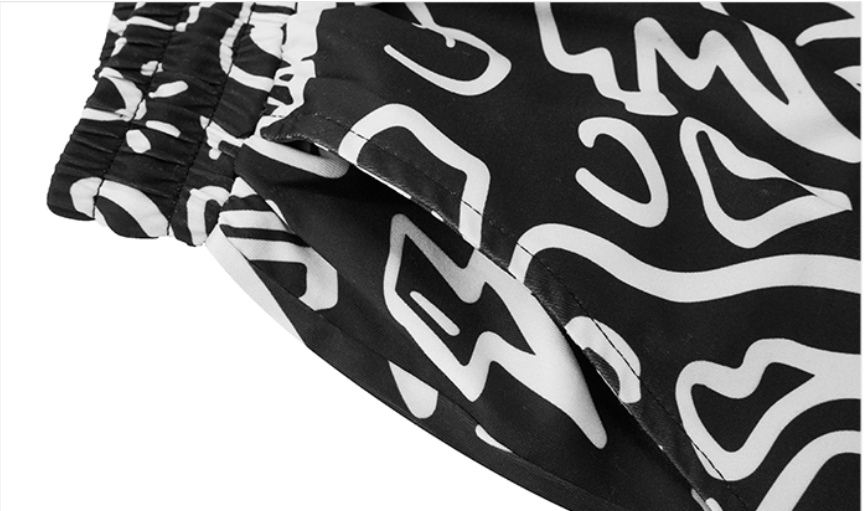 Summer New Men  Fashion Trend Loose Pants Pure Cotton