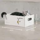 Flat Cat Scratching Board Box