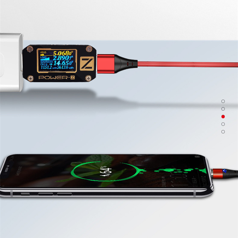 Rotary Magnetic 3A Fast Charge Data Transmission