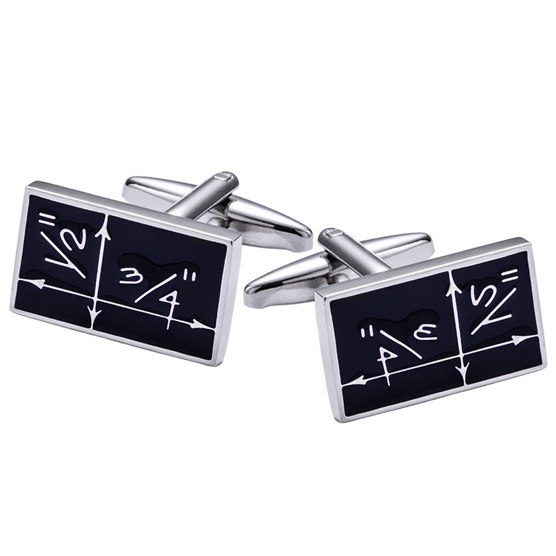 Copper Enamel Blue Cufflinks Mens — foto 5