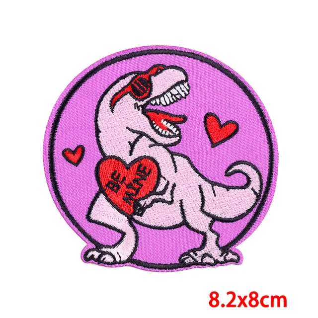 Punk Shark Embroidered Cloth Stickers Patch 5 Style - Shop at LoveMi