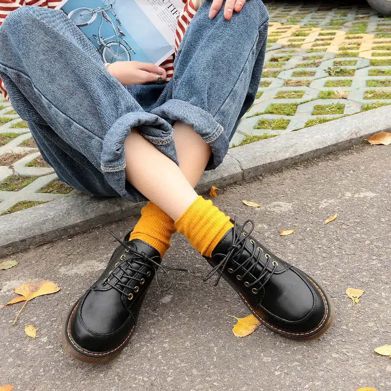 Retro Student Korean Style All-match College Style Flat Soft Girl Shoes