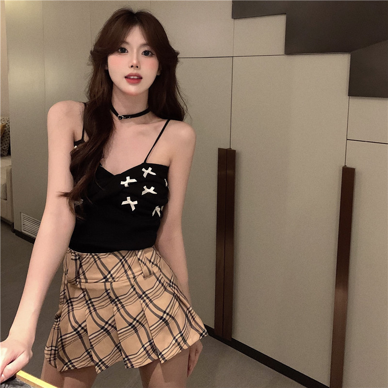 New Design Sense Of Niche Slim Short Tube Top