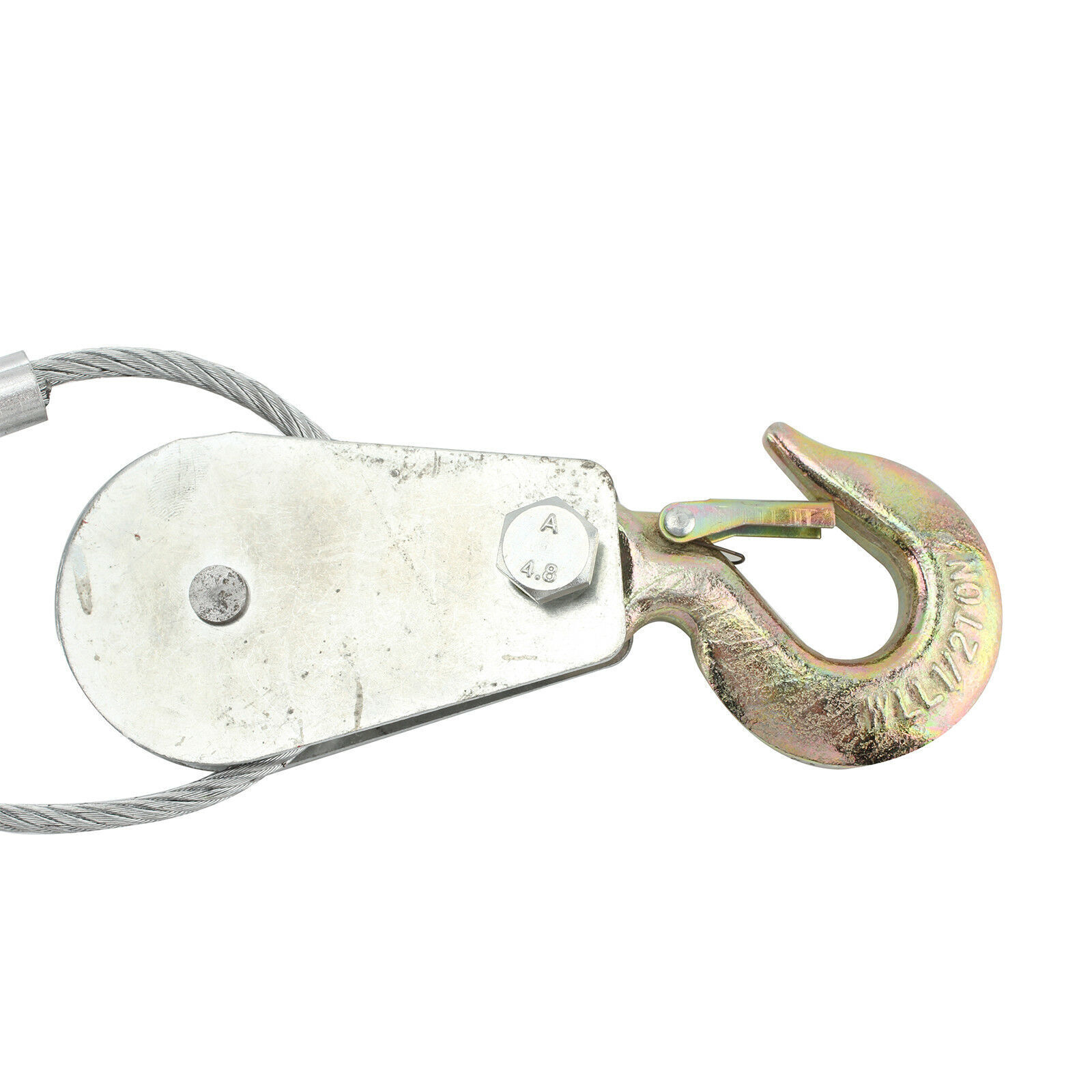 4 Ton Dual Gear Power Puller Heavy Duty 2 Hook Cable Puller Hand Winch Turfer 8