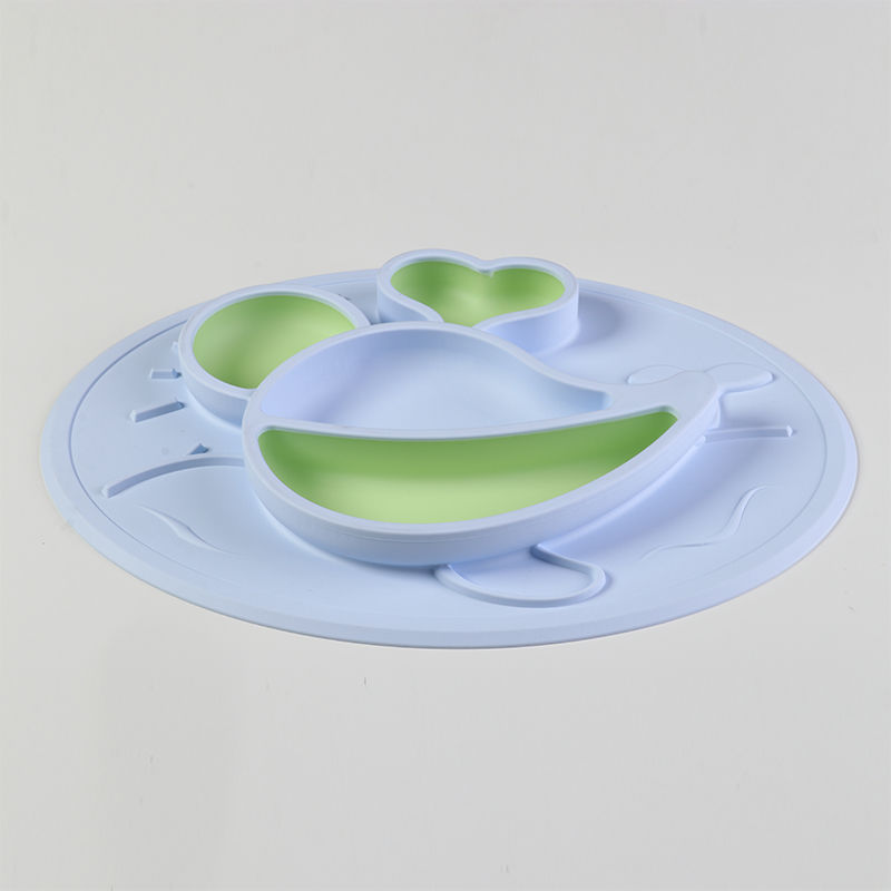 Title 4, Silicone dinner plate crab anti-slip tableware