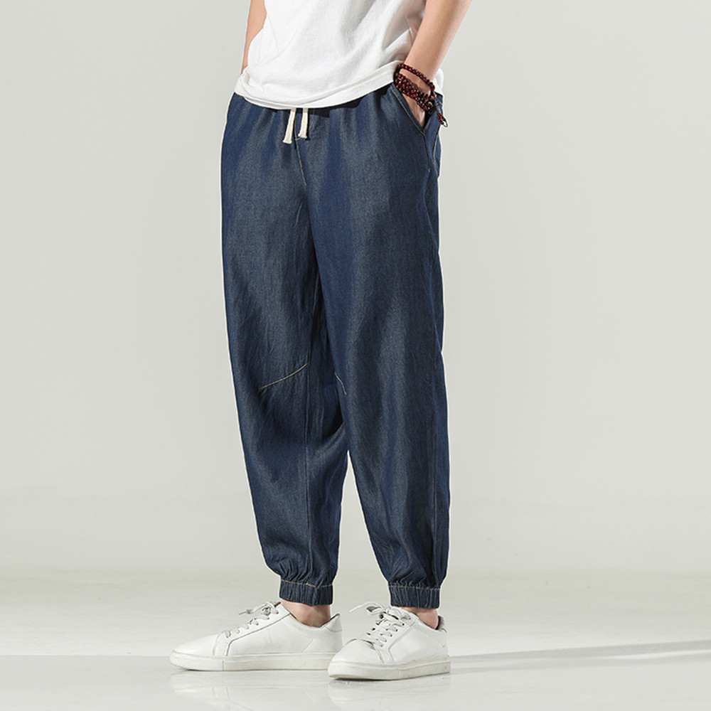 Title 4, Mens Tencel Denim Casual Plus Size Loose Pants...