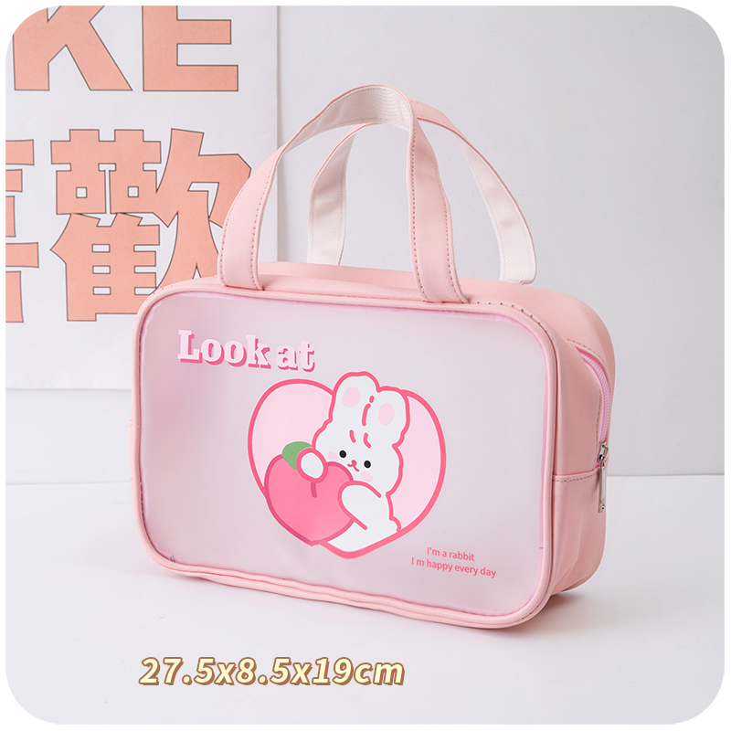 Peach Rabbit Large Hand Carry