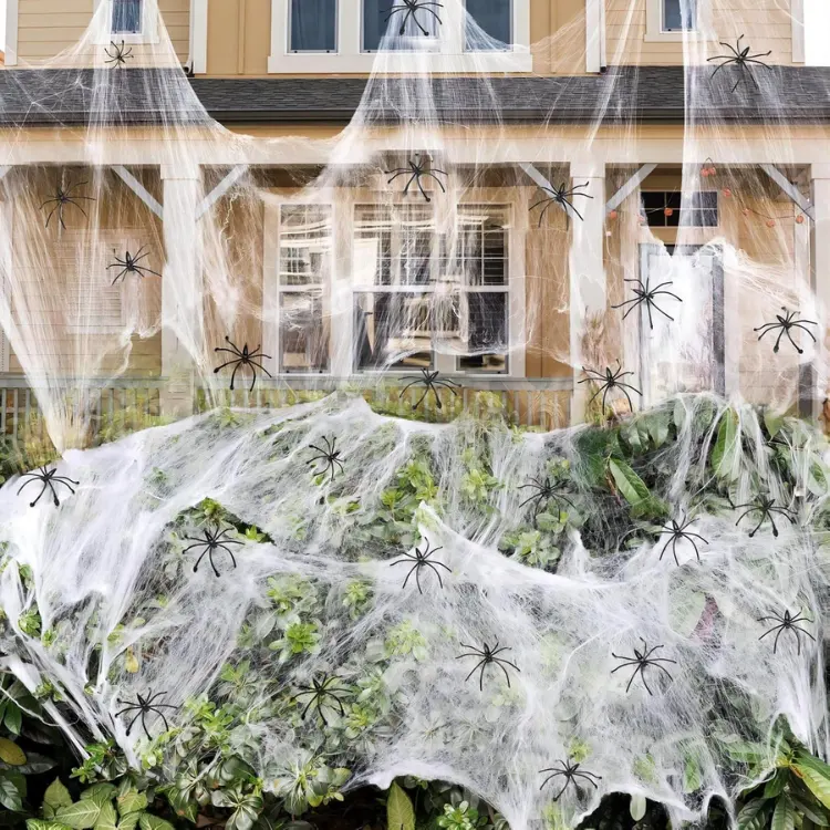 1400 Sq Ft Halloween Spider Webs