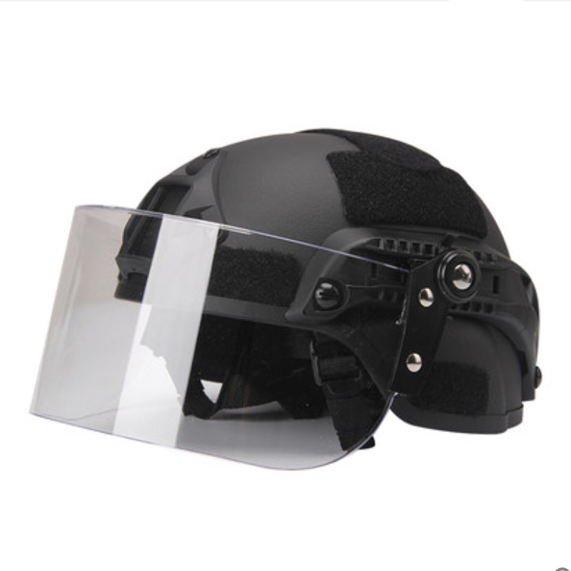 Transparent Windproof Lens Explosion-proof Guide Rail Mask Helmet Face Protection - Image 7