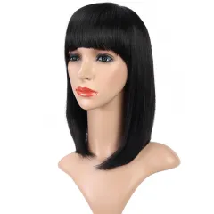 European And American Wigs With Bangs And Real Hair - B Wave Wave - View 1