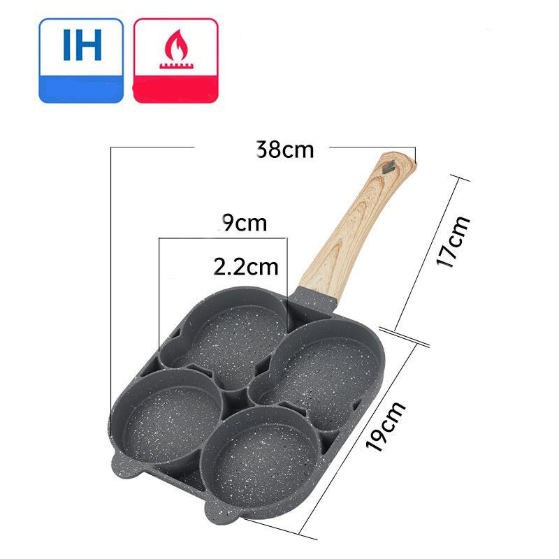 Title 4, Non-stick Small Flat-bottomed Household Frying ...